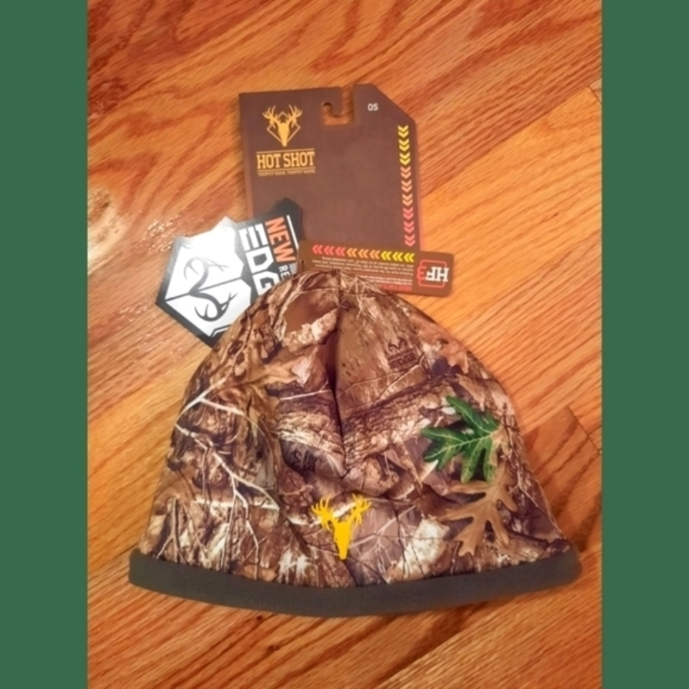 Hot Shot Fleece‎ Lined Camo Hat! NEW!